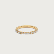 Cargar imagen en el visor de la galería, ETERNITY RING M Yellow gold, diamond