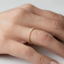 Cargar imagen en el visor de la galería, ETERNITY RING M Yellow gold, diamond
