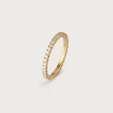 Cargar imagen en el visor de la galería, ETERNITY RING M Yellow gold, diamond

