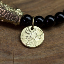 Laden Sie das Bild in den Galerie-Viewer, Keep Me Wild bracelet , black agate
